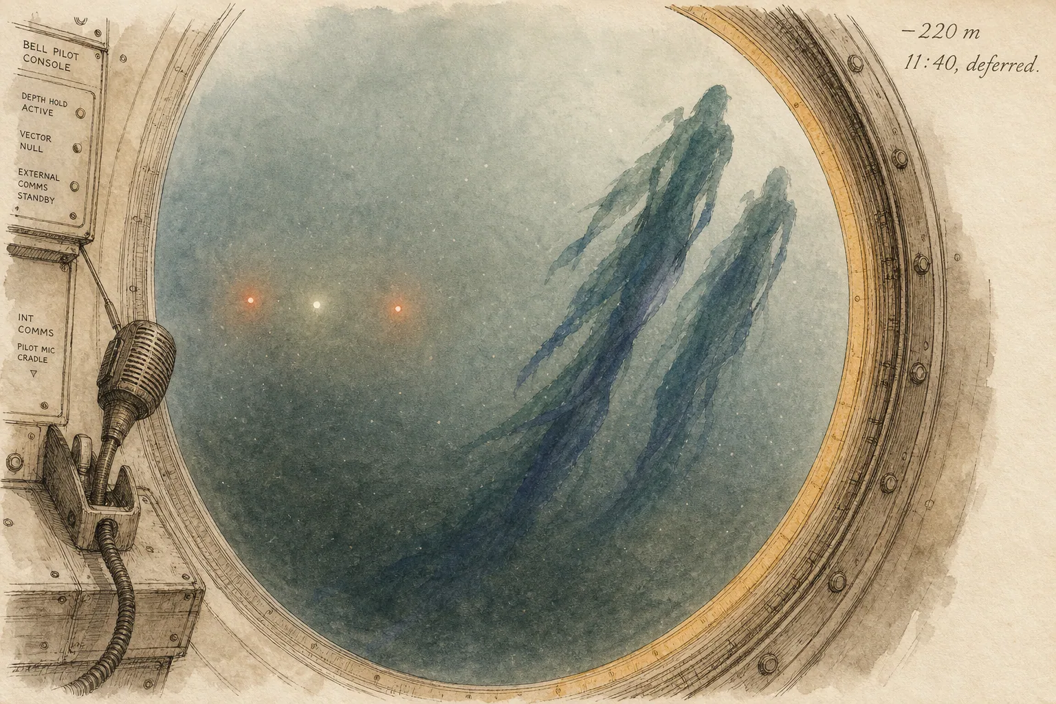 Journal illustration accompanying "Translator absent".